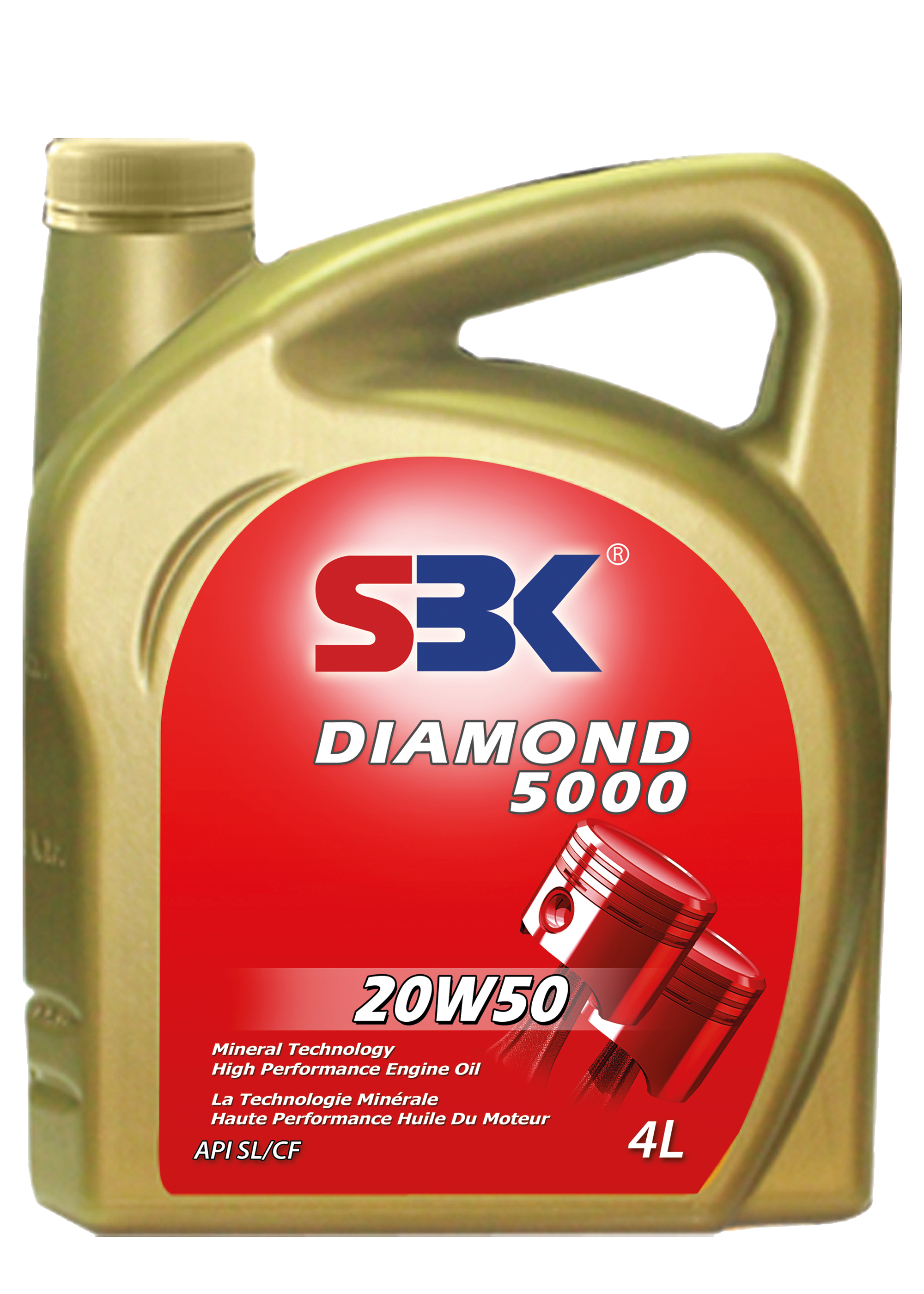 SBK Diamond 5000 petrol engine oil