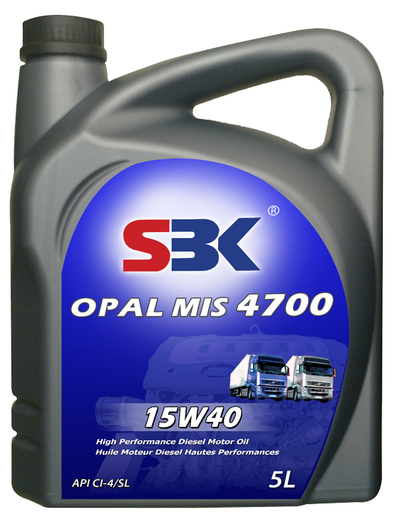 SBK Opal heavy duty diesel oil